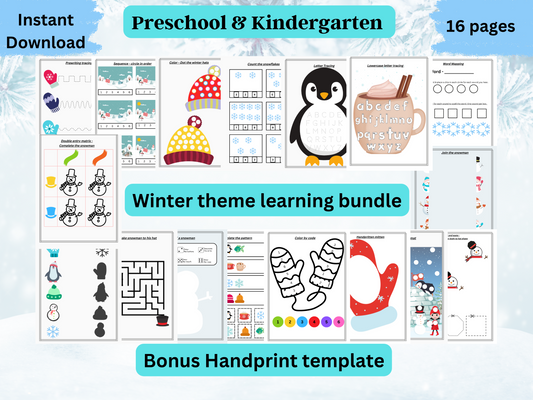 Winter Jan Activity Pack