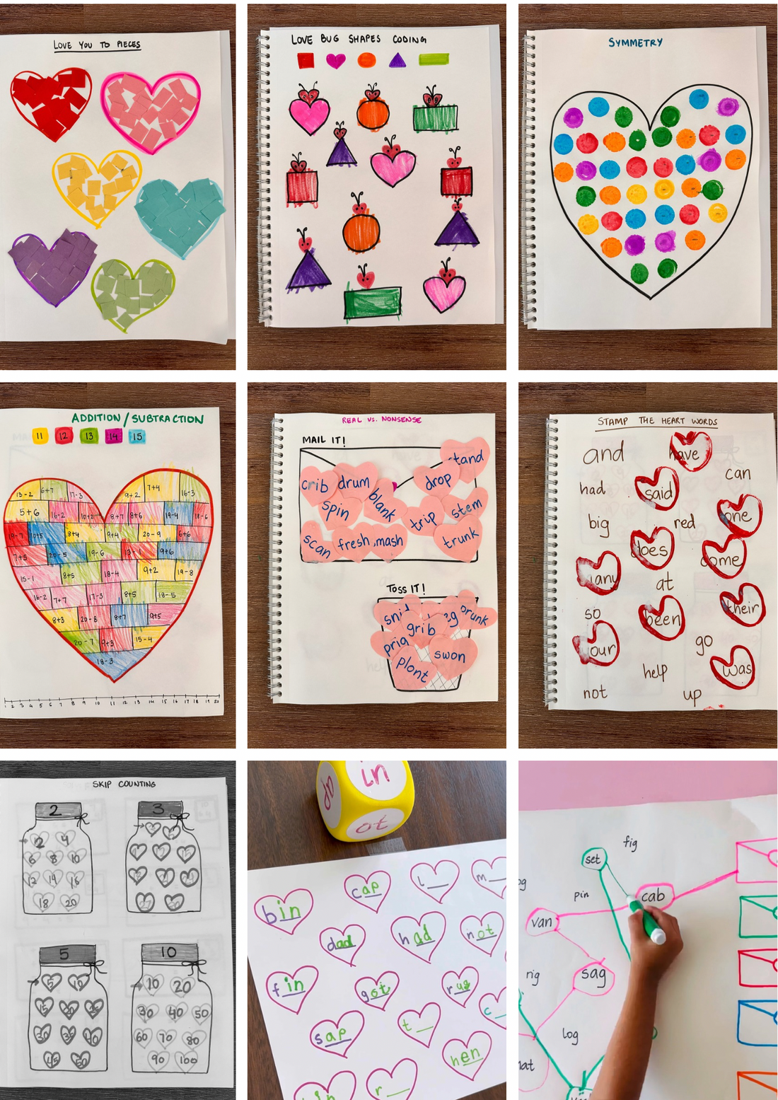 Valentine Journal and Activity Ideas