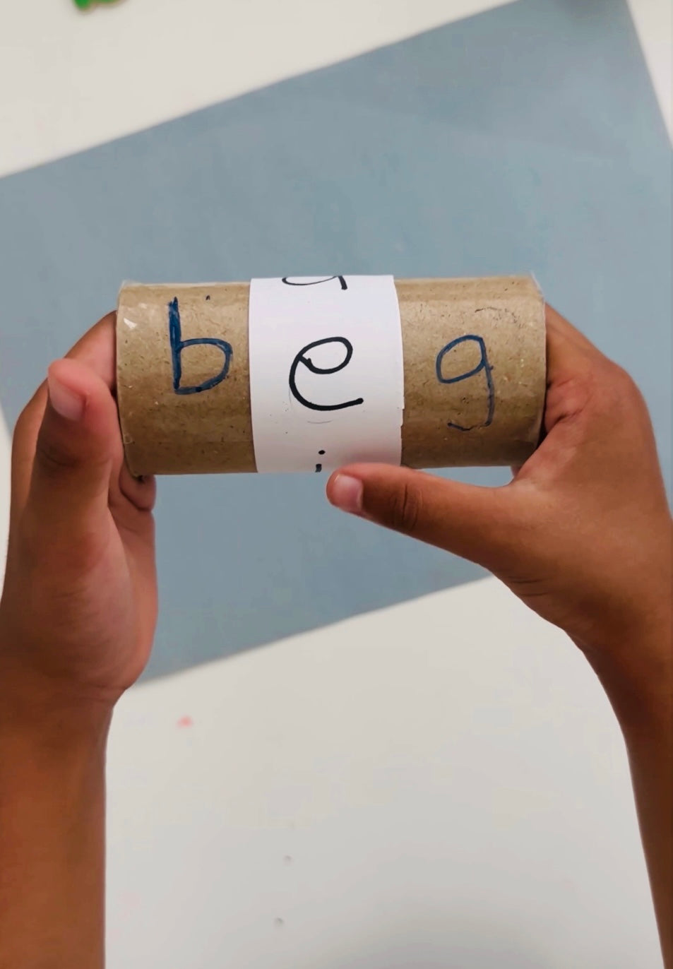 Hands-On Learning Fun: CVC Words with a Toilet Paper Roll!