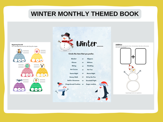 Winter Jan Activity Pack