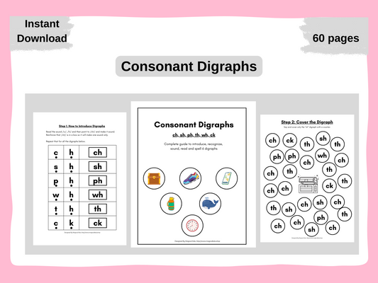 Learn to Read: Part 3 - Consonant Digraphs