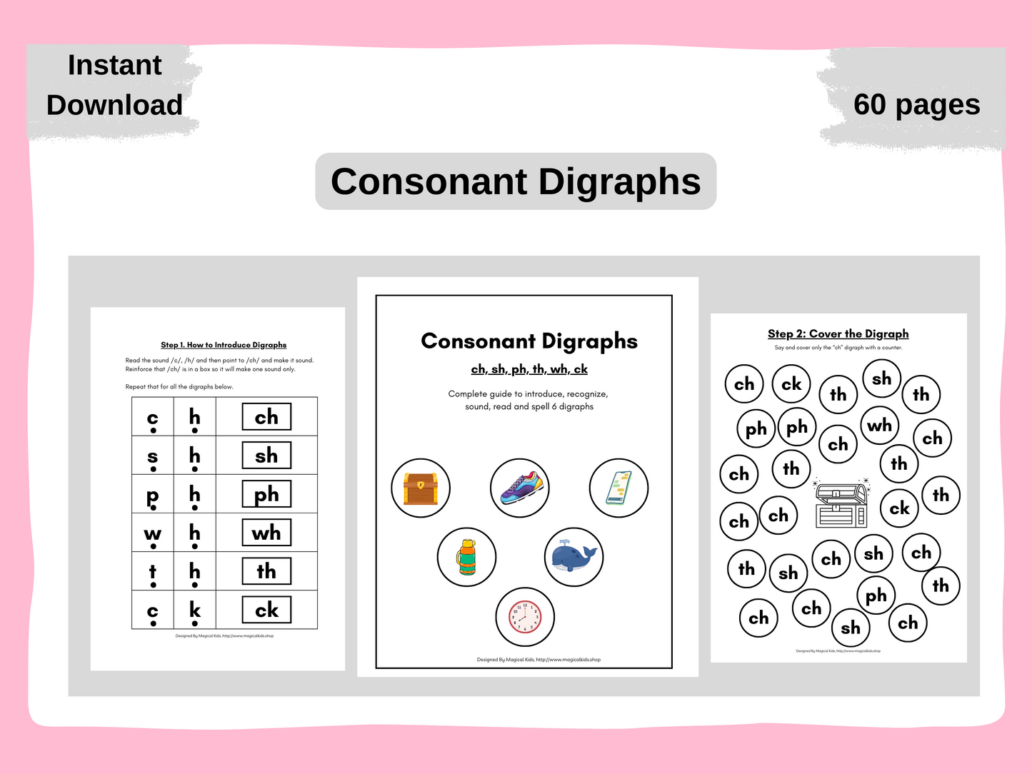 Learn to Read: Part 3 - Consonant Digraphs