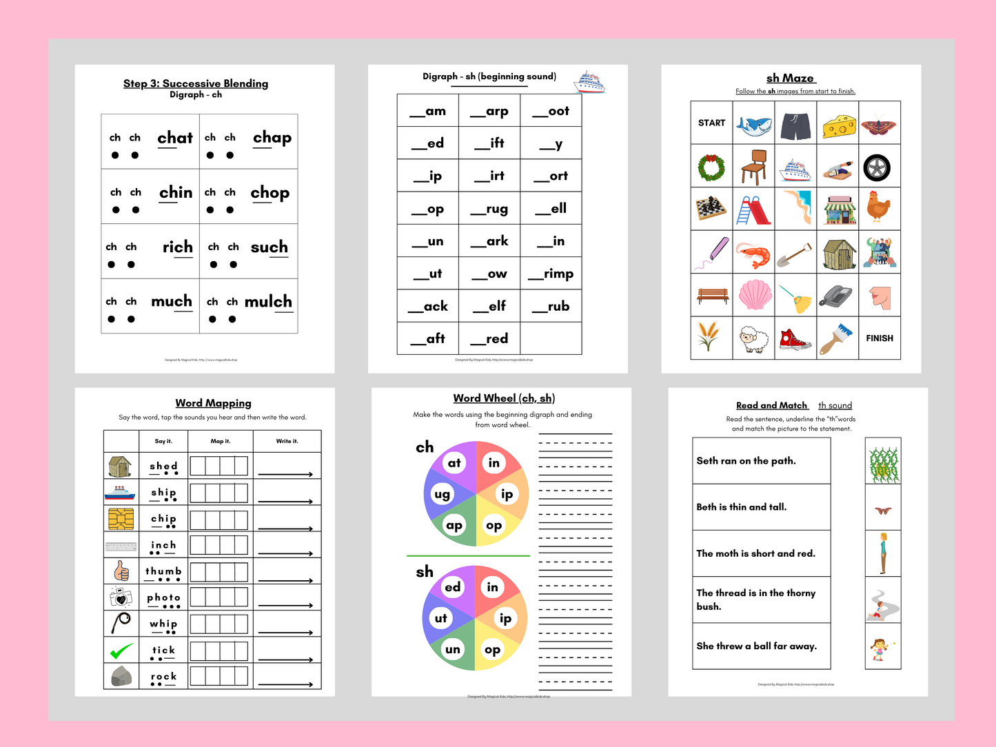 Learn to Read: Part 3 - Consonant Digraphs