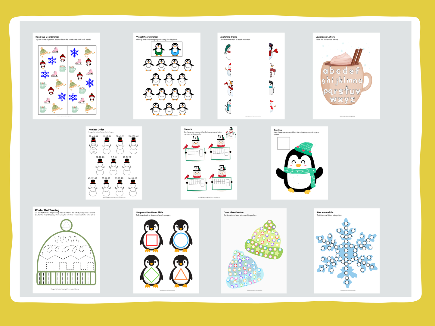 Winter Jan Activity Pack