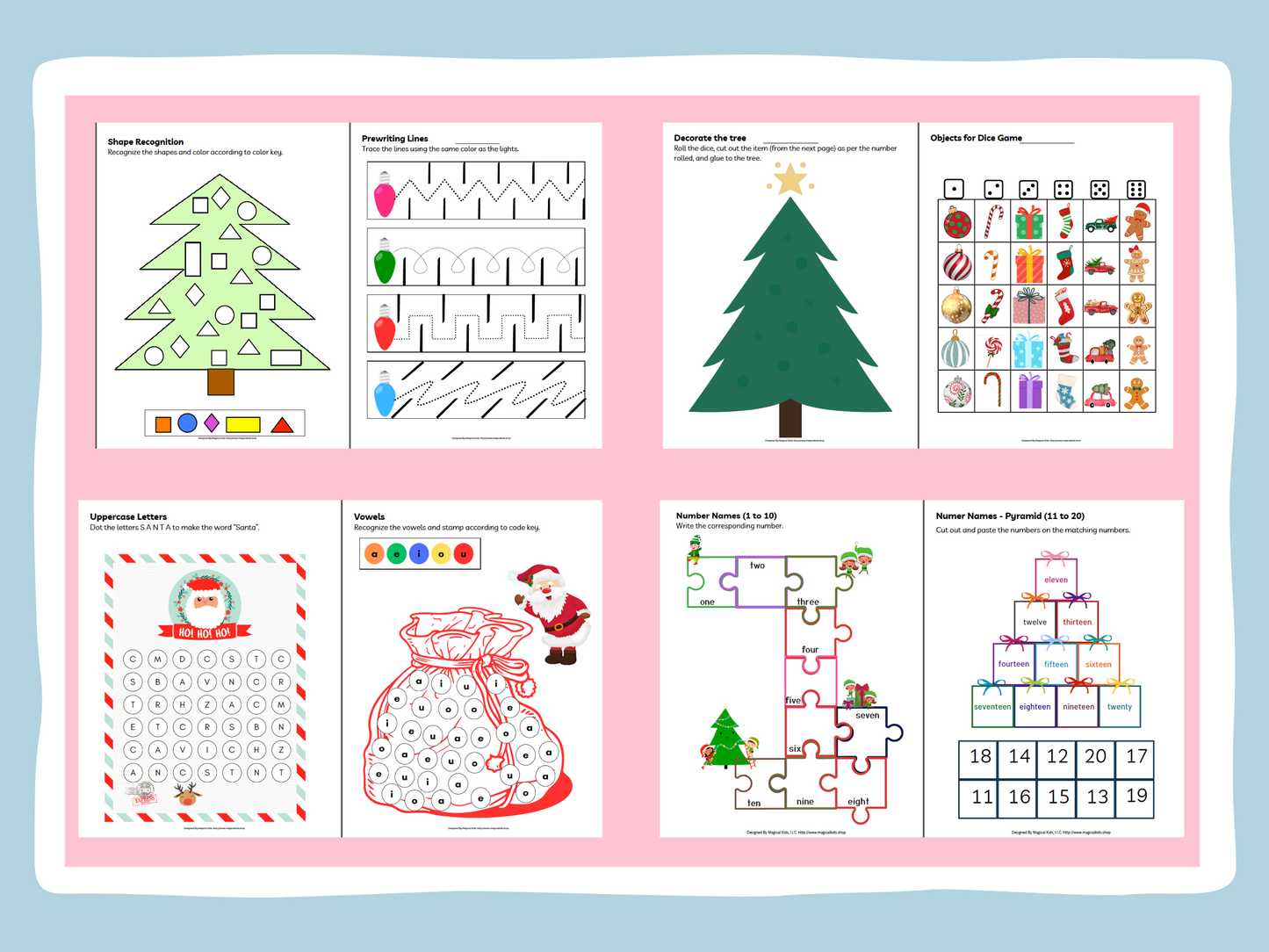 Winter Theme Learning Book