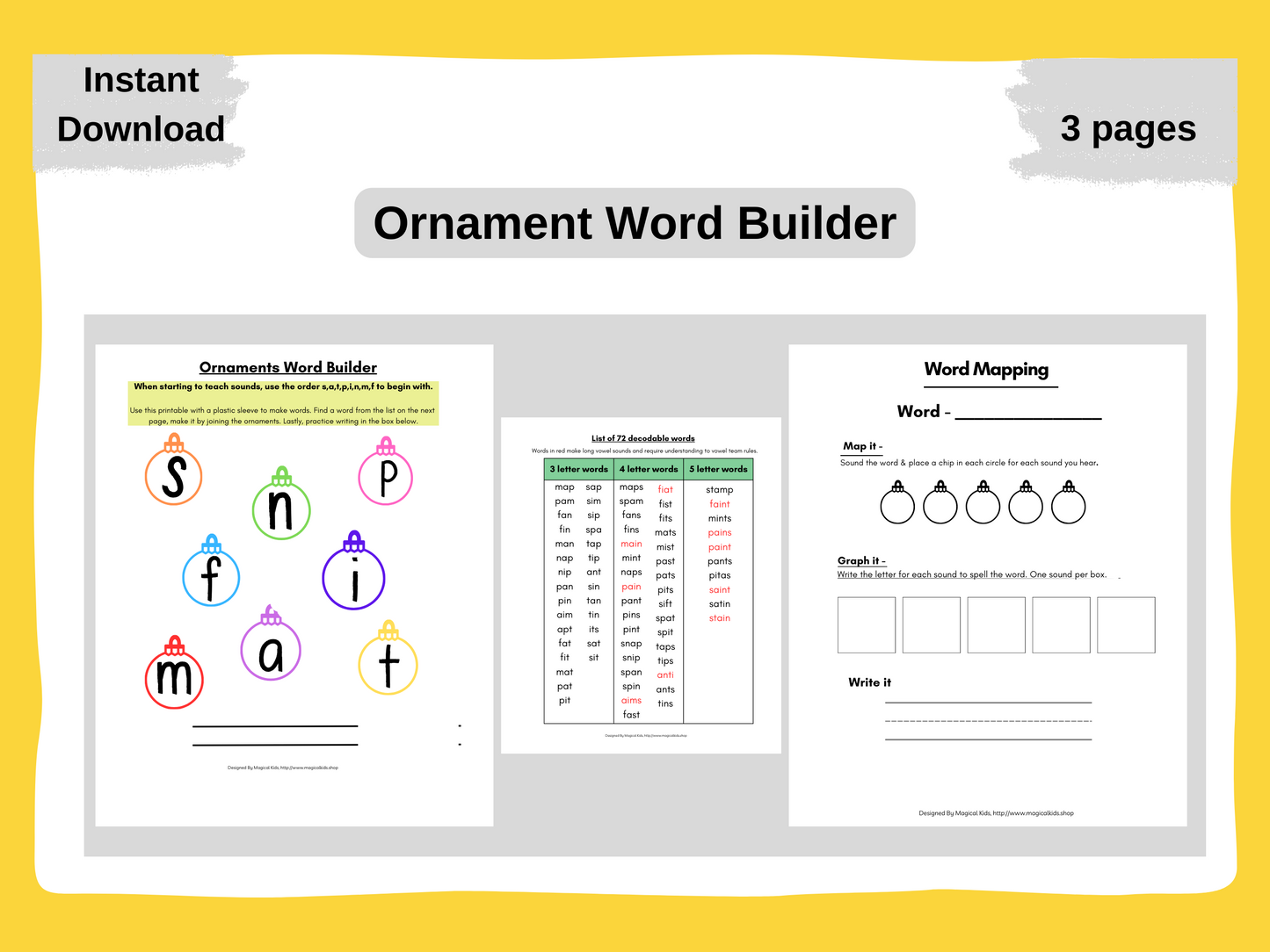 Ornament Word Builder