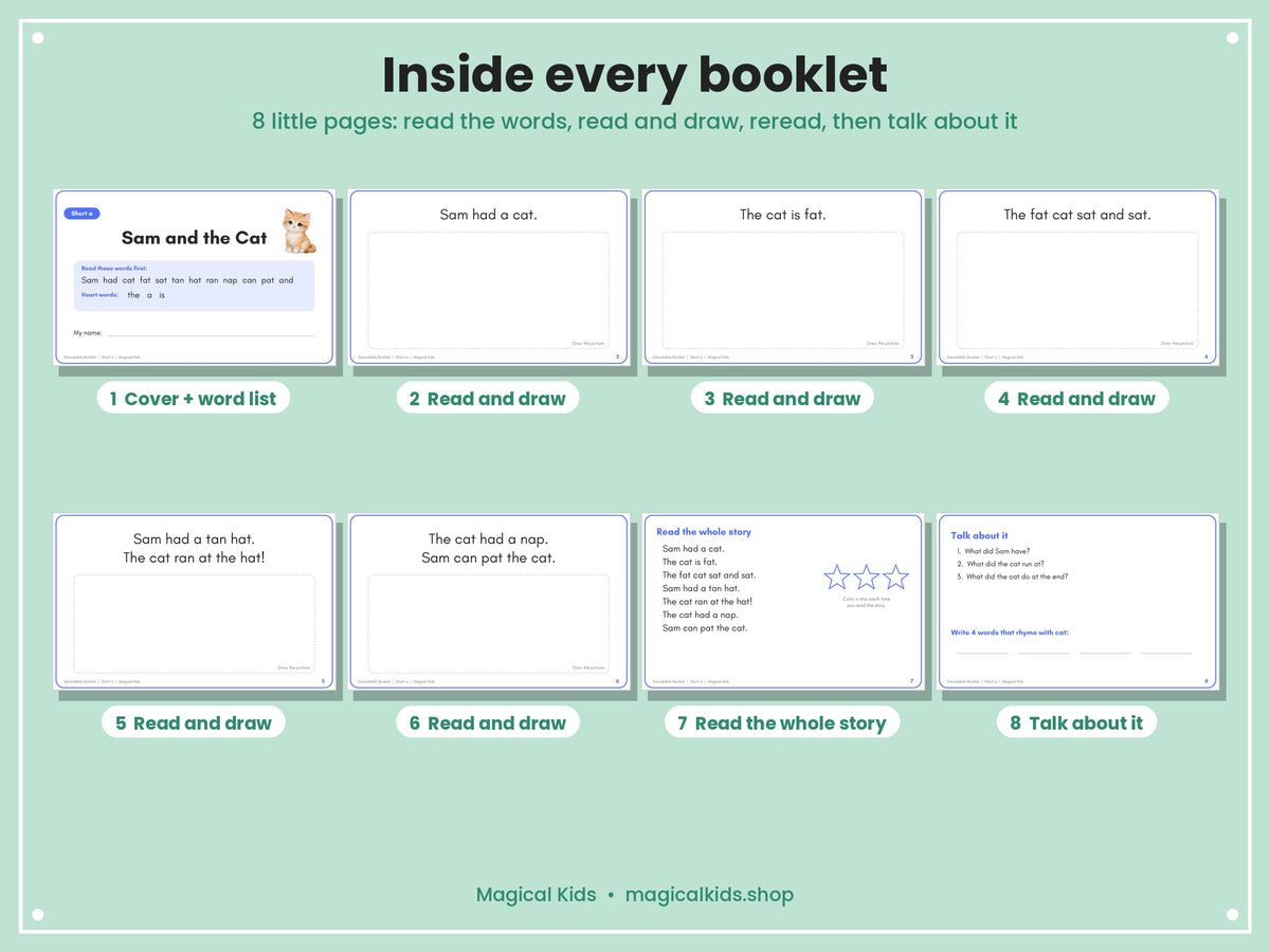 Decodable Story Booklets