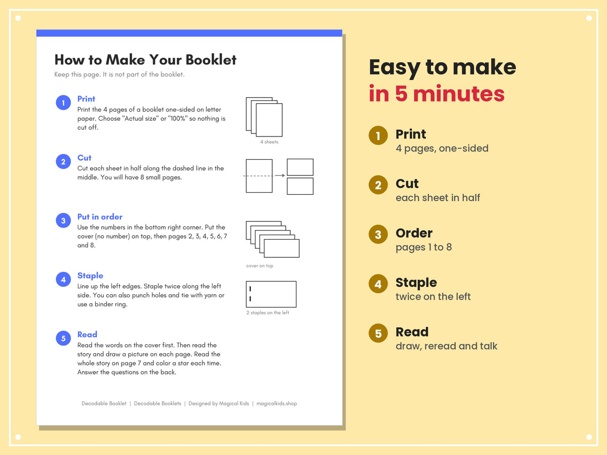 Decodable Story Booklets
