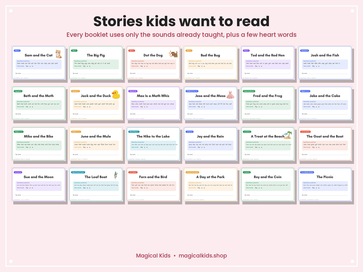 Decodable Story Booklets