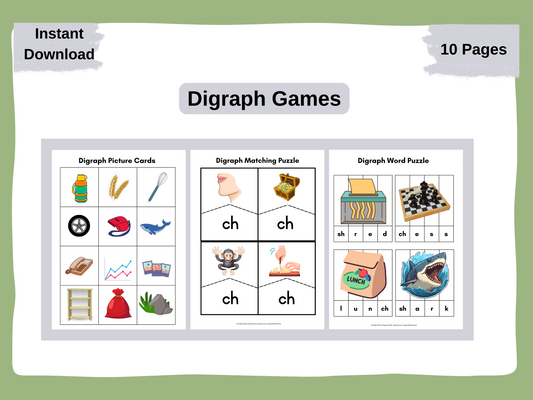 Digraphs Racing Game Digraphs – Magical Kids