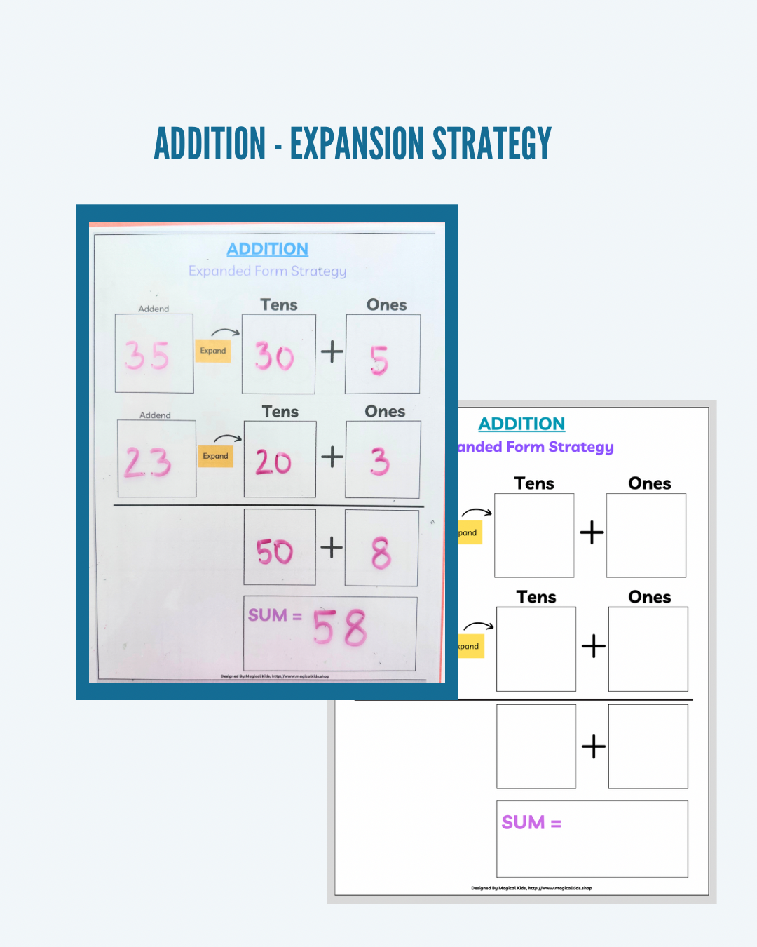 Math Mats for Addition and Subtraction