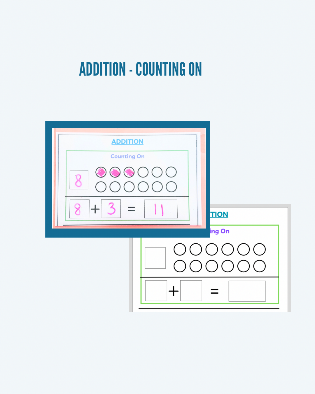 Math Mats for Addition and Subtraction