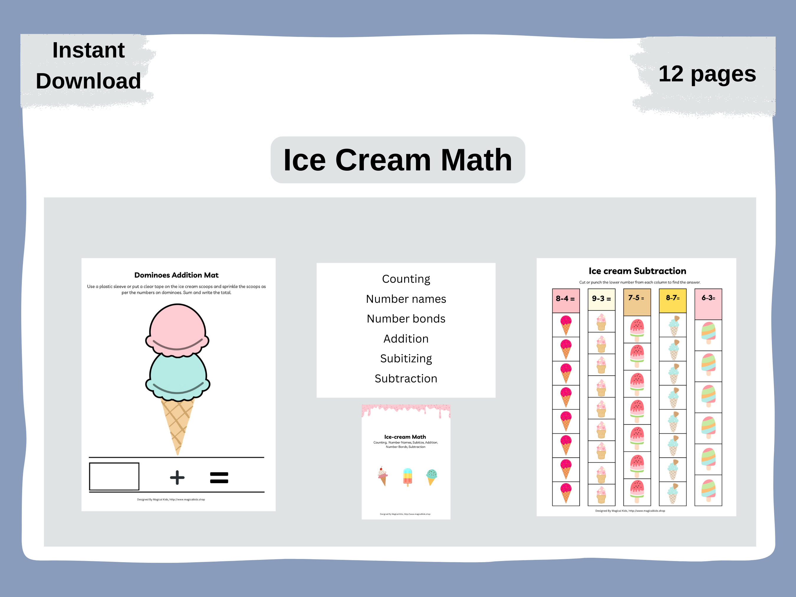 Ice cream Math – Magical Kids