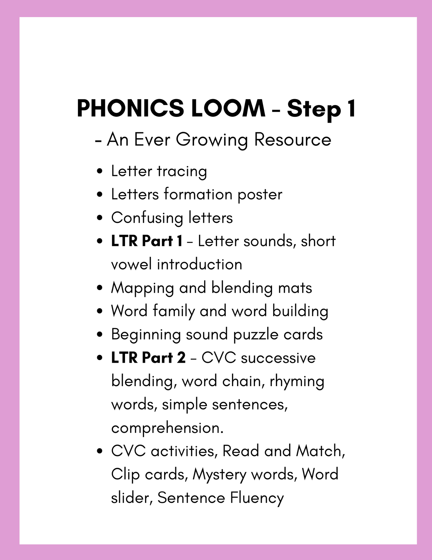 Phonics Loom