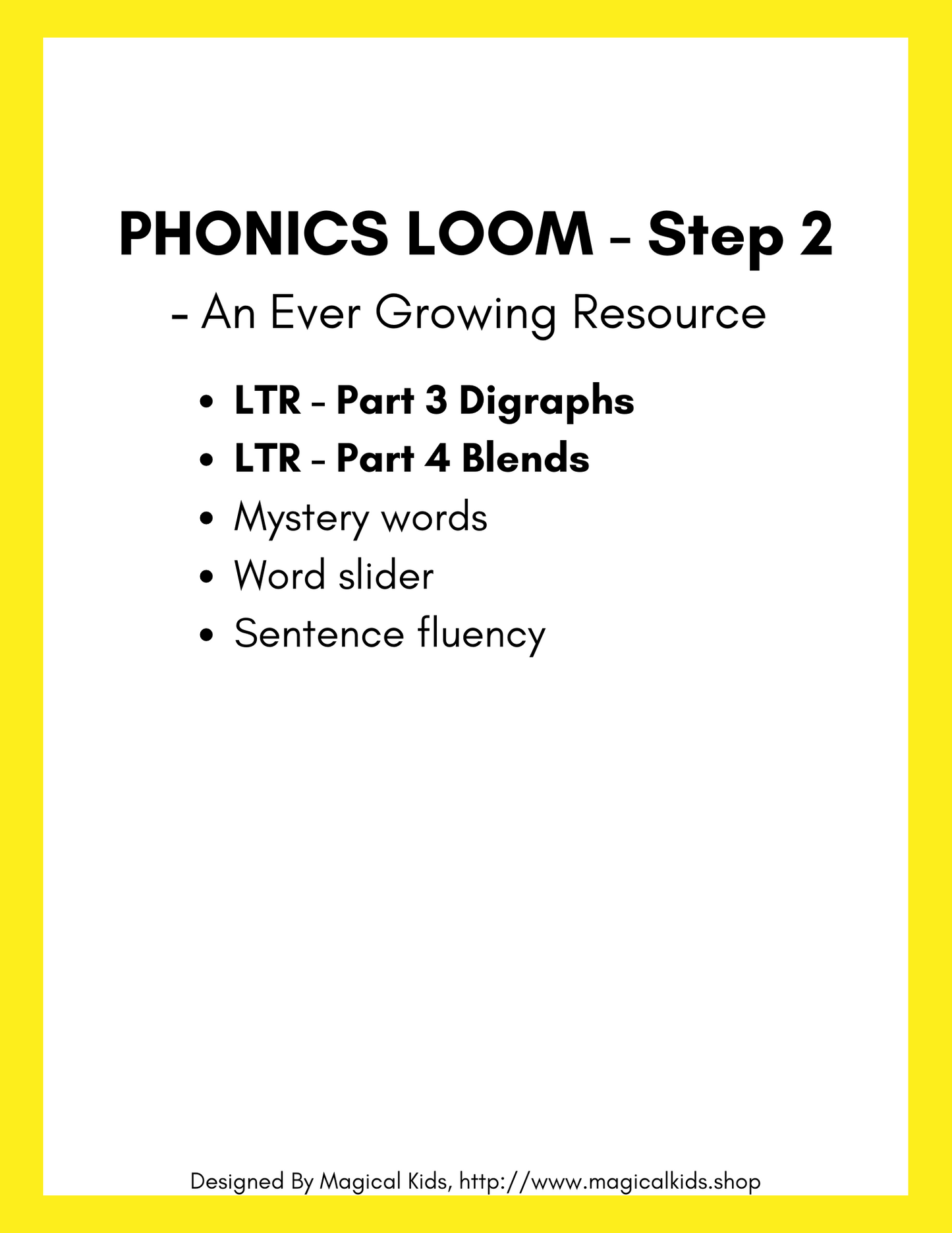 Phonics Loom