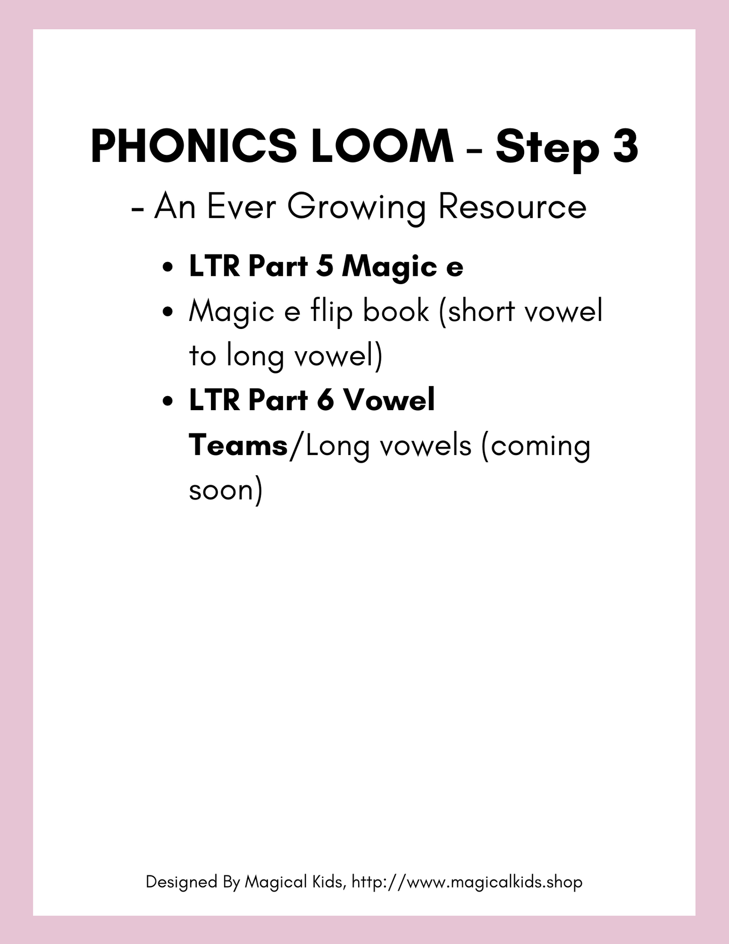 Phonics Loom