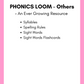 Phonics Loom