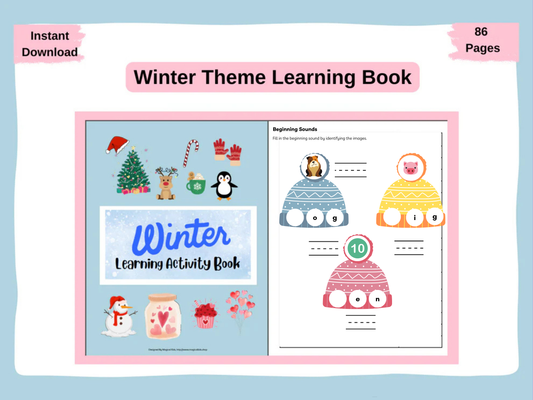 Winter Theme Learning Book