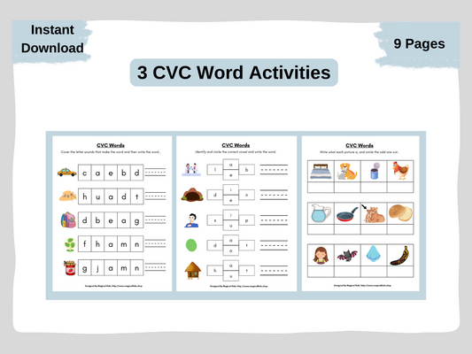 CVC Words Activities - 2