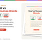 Real vs Nonsense Words: Read and Stamp and Read and Snip