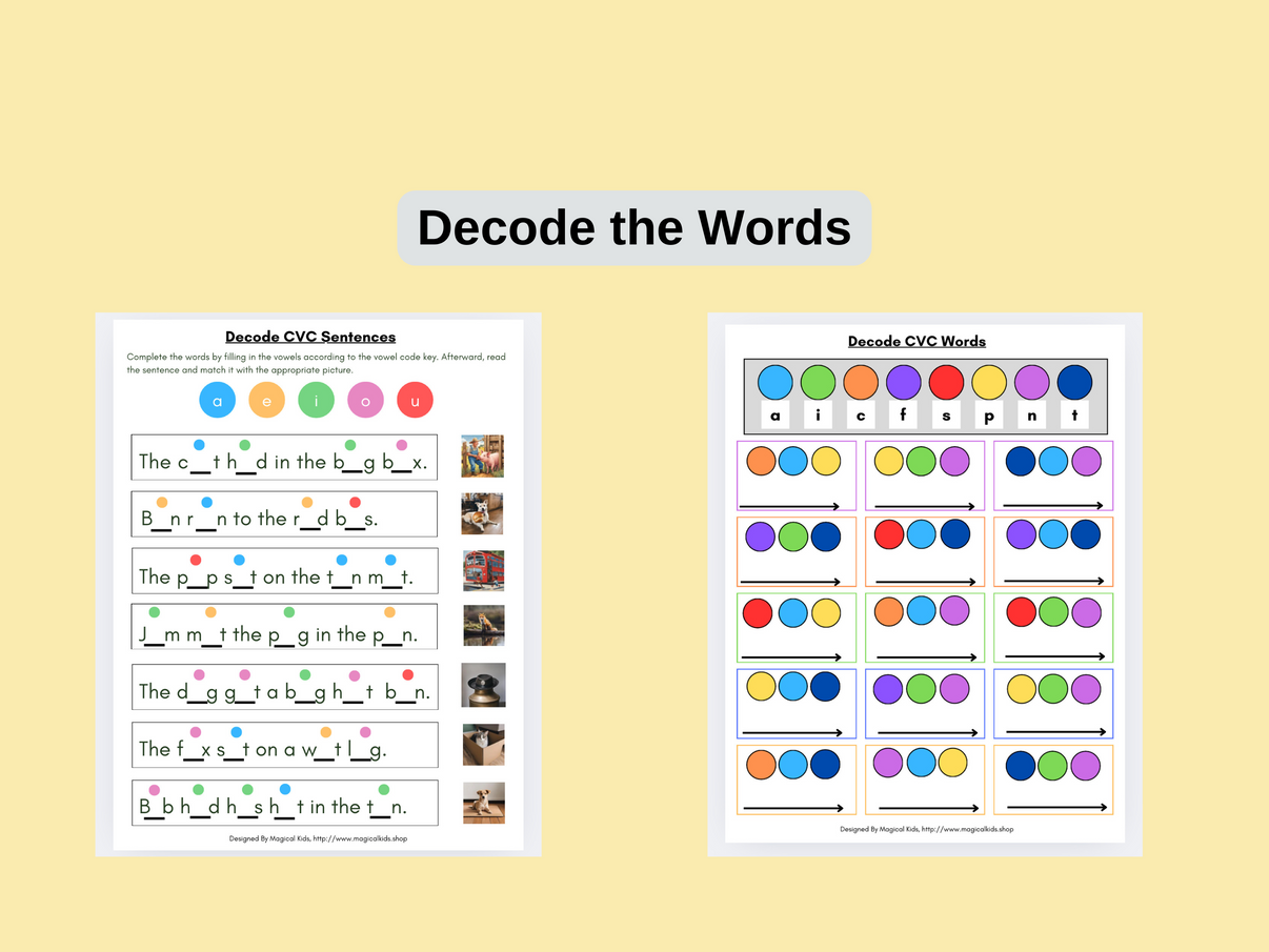 Decode the Words – Magical Kids