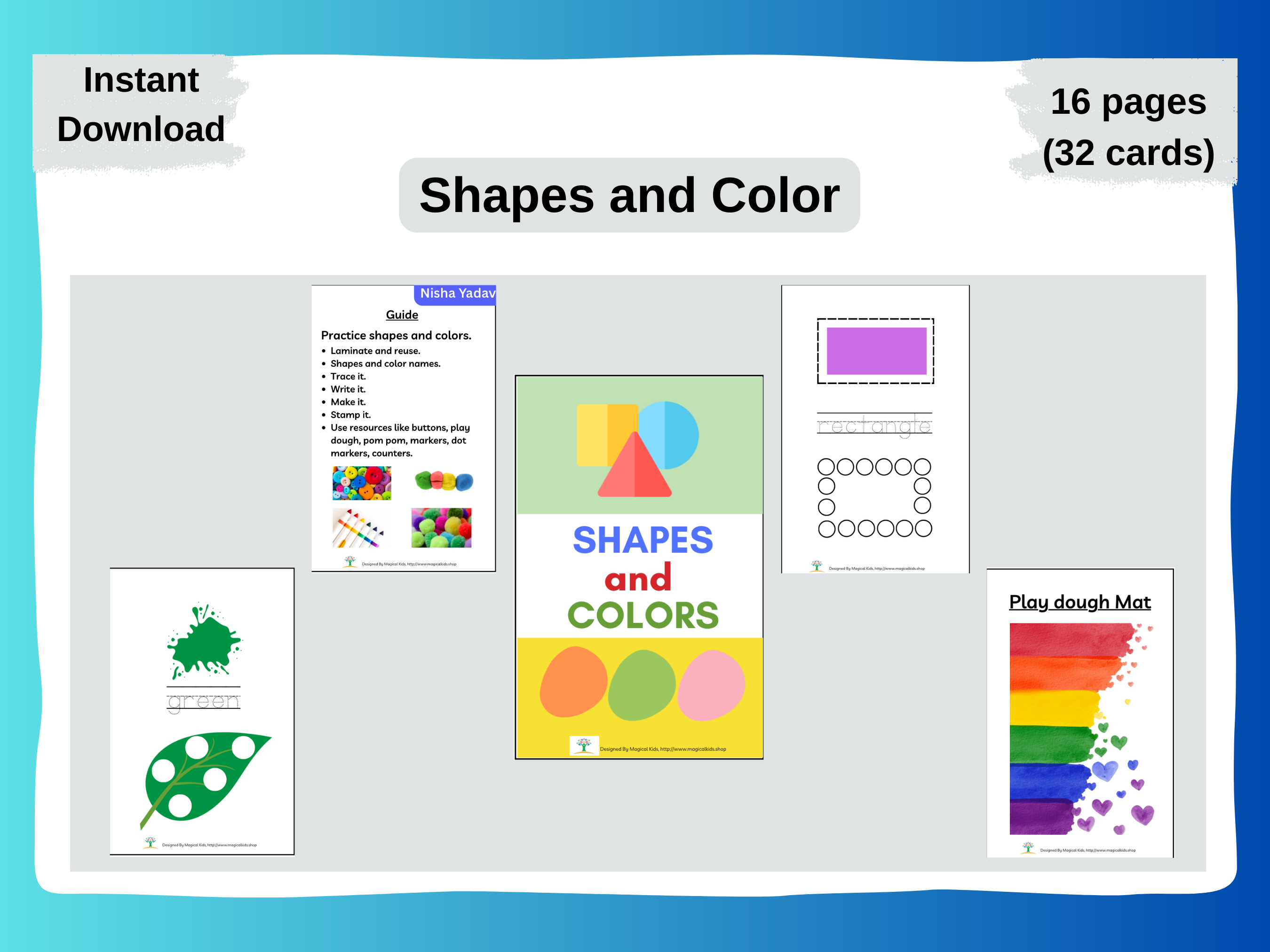 Shapes And Colors For Kids