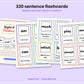 Dolch and Fry Sight Words | Sorted by Phonics Skill | Word Ladders, Heart Words, 320 Sentence Flashcards and Games | K-2 Science of Reading Printable