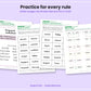 Syllables Posters and Practice | Open and Closed Syllables, 11 Division Rules, Division Mat, Games and Worksheets | 1st and 2nd Grade Phonics Printable