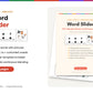 Word Slider with Pictures