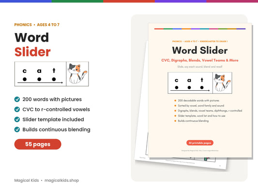 Word Slider with Pictures