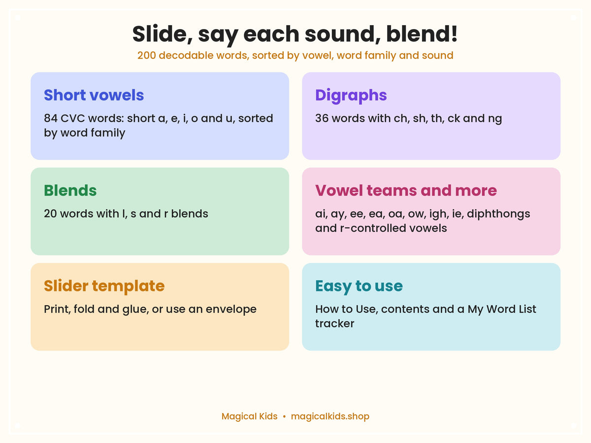 Word Slider with Pictures