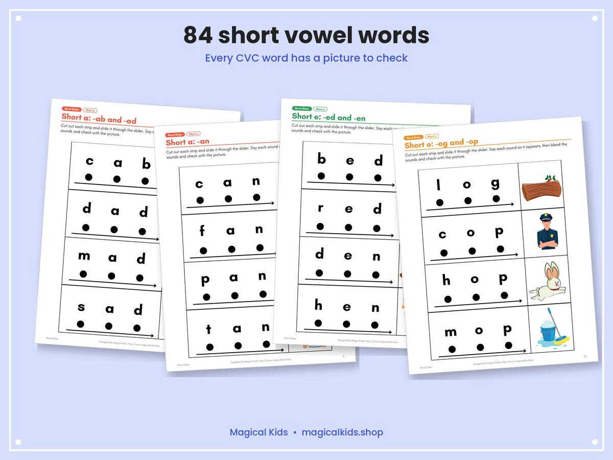 Word Slider with Pictures
