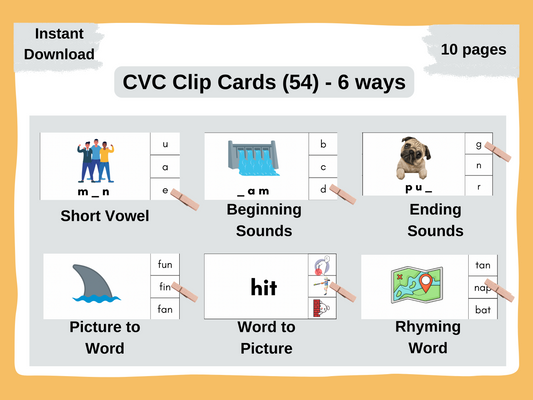 CVC Clip Cards