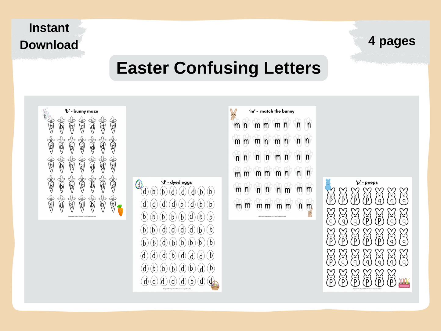 Easter Confusing Letter