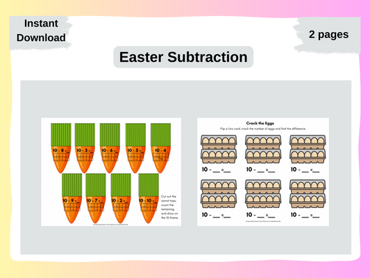 Easter Subtraction