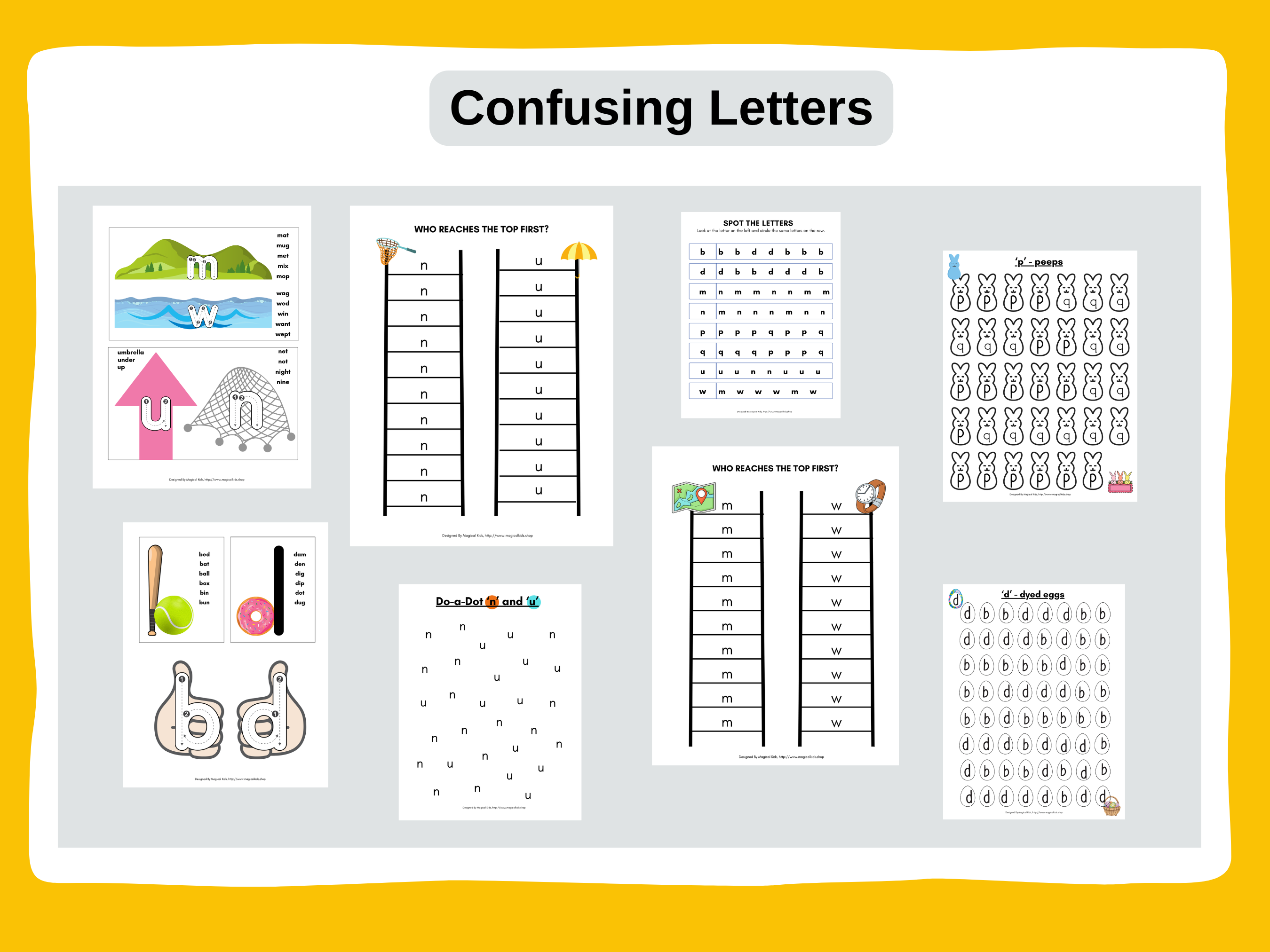 Confusing Letters – Magical Kids