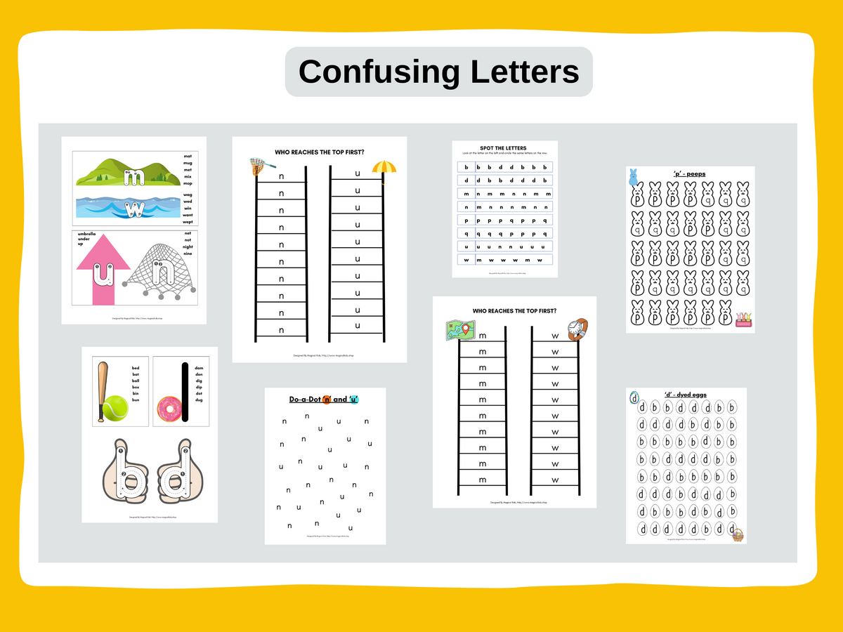 Confusing Letters – Magical Kids