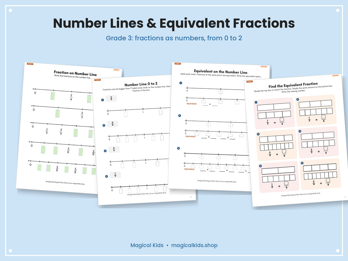 Fractions From the Ground Up | Grades 1–3 Fraction Worksheets, Games & Parent Guide | Common Core