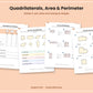 Geometry K–3 | Shapes, Area & Perimeter Worksheets | Common Core