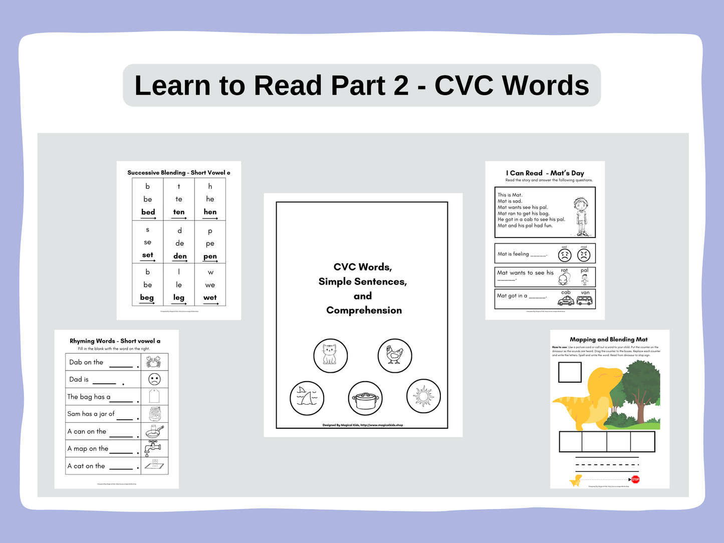 Learn to Read: Part 2 - CVC Words