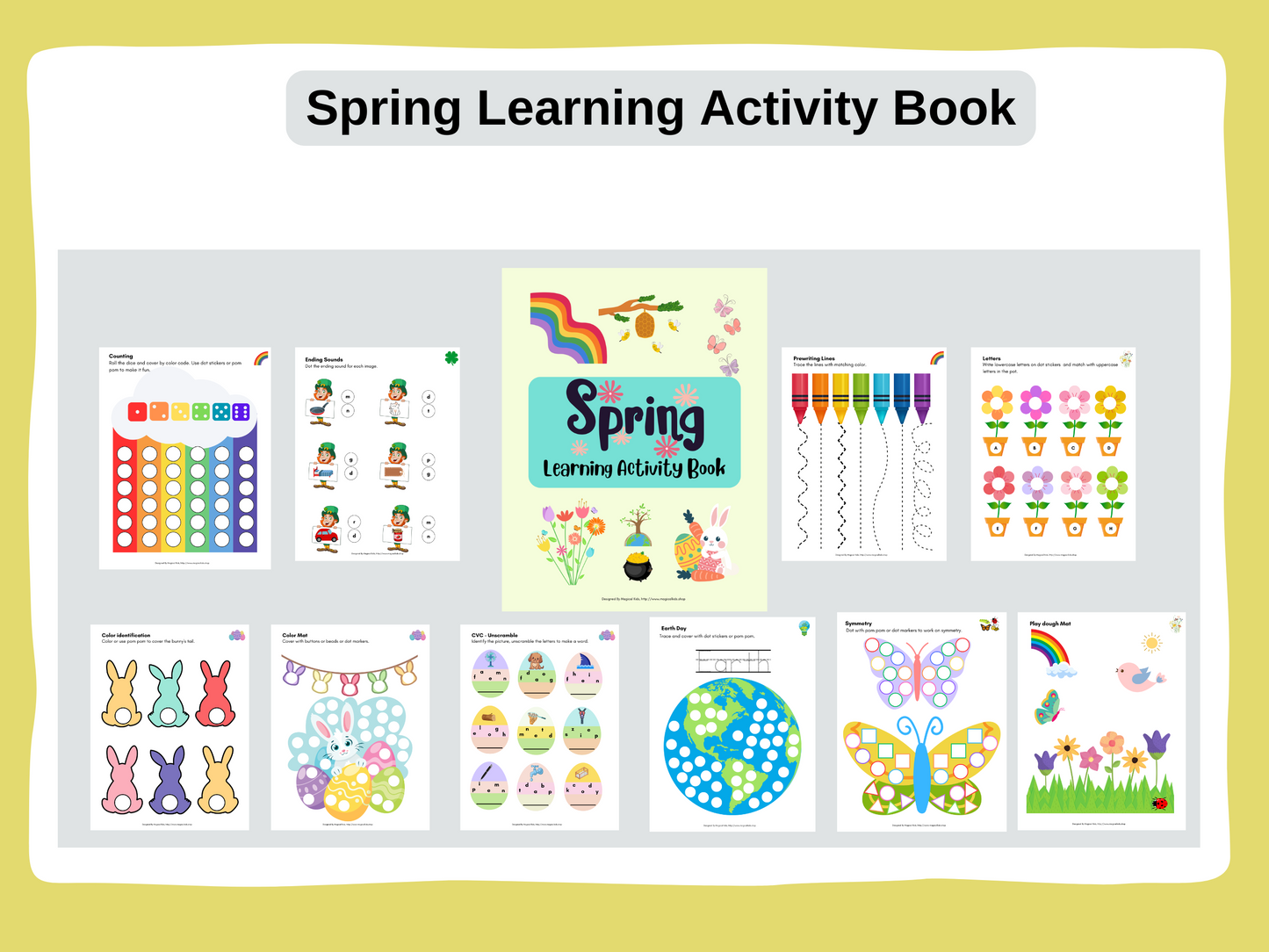 Spring Learning Activity Book