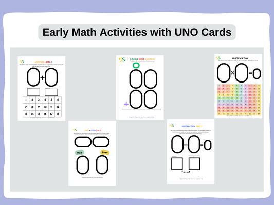 Early Math Activities with UNO Cards!