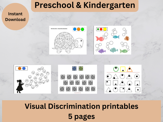 Vector Image Visual Discrimination Visual Discrimination – Magical Kids