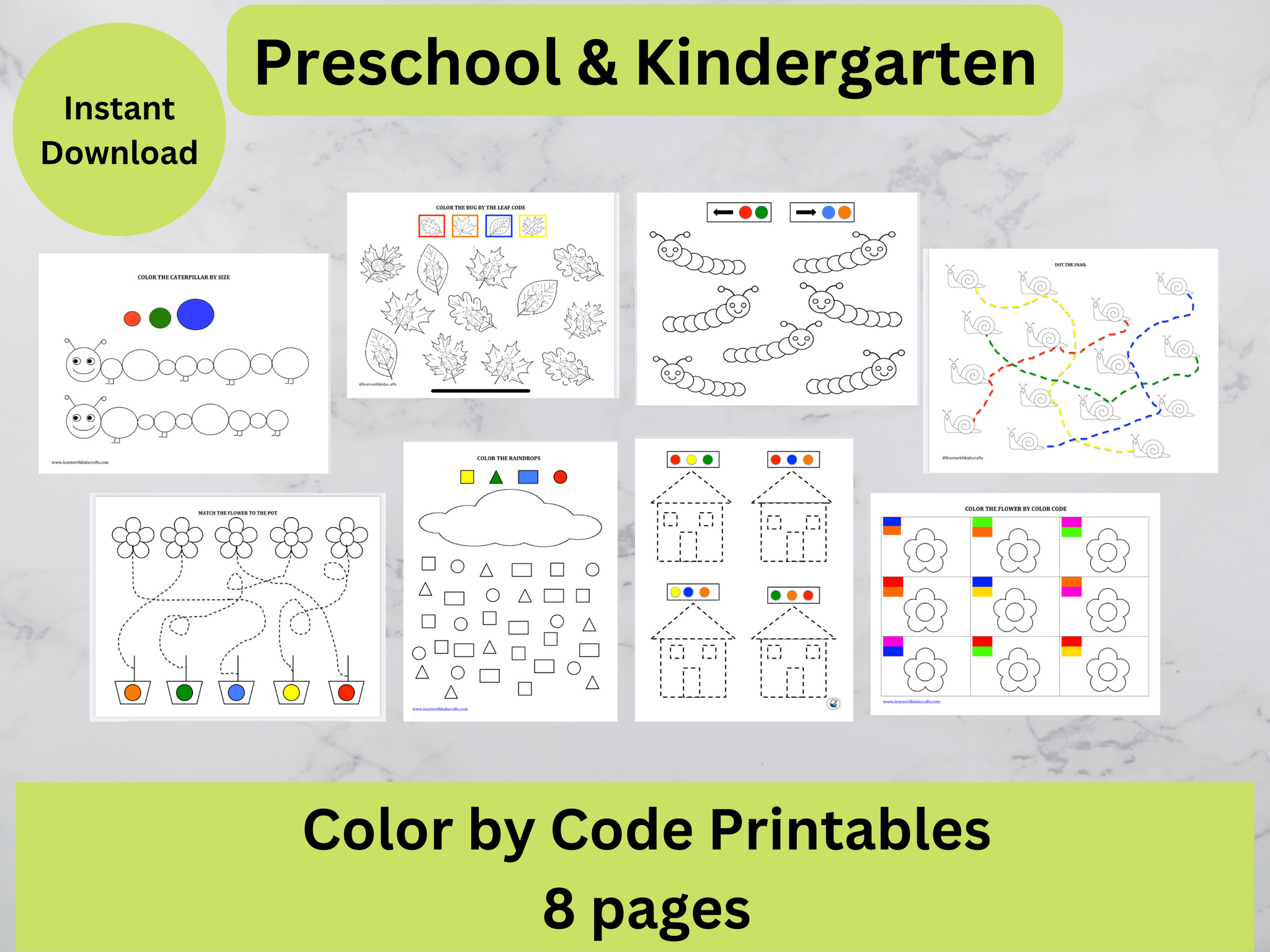 Color by code activities – Magical Kids