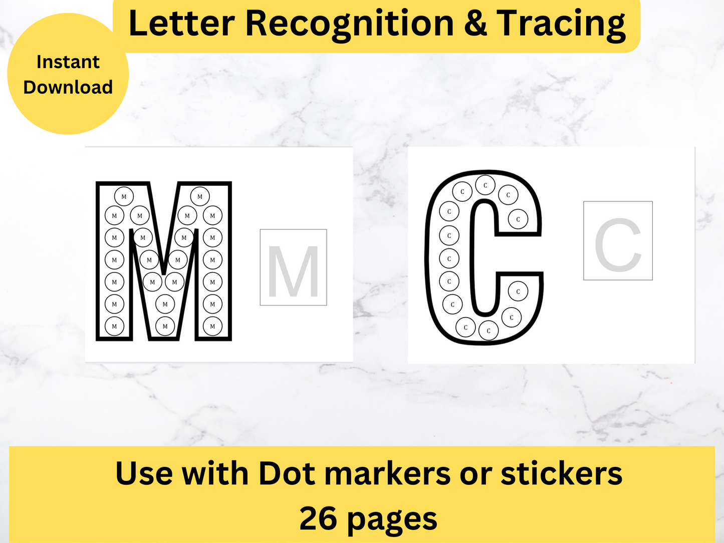 Letters Recognition and Tracing